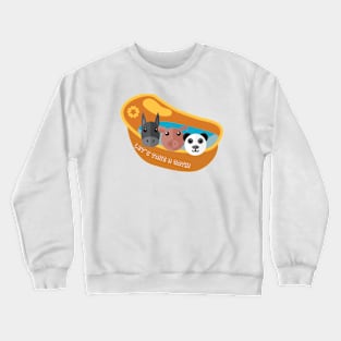 Funny zoo animals kids t-shirt Crewneck Sweatshirt